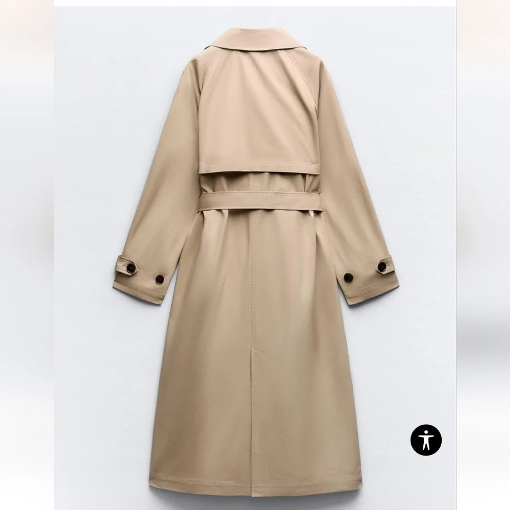 ❌️SOLD❌️CLASSIC BELTED TOPCOAT SIZE M - Picture 6 of 9